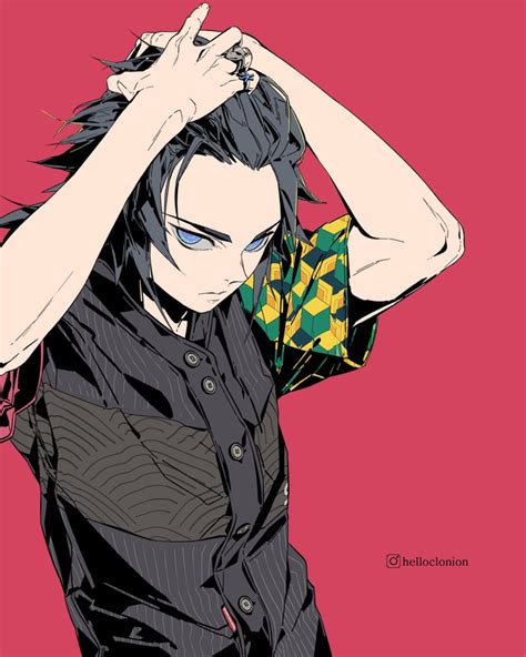 Giyuu in modern clothes - KimetsuNoYaiba | Anime demon, Slayer anime, Anime art