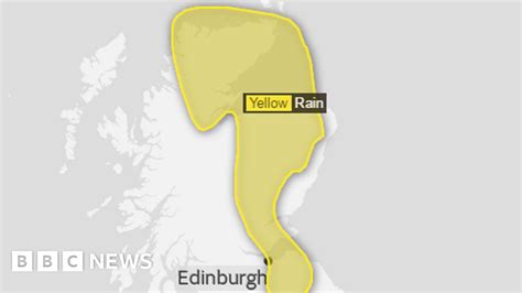 Met Office warning of heavy rain for parts of Scotland