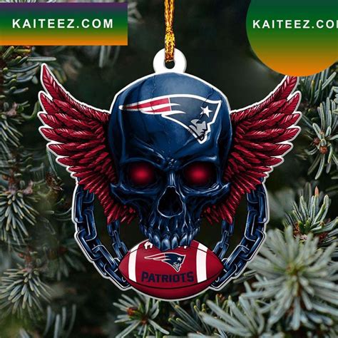 NFL New England Patriots Xmas Mickey Ornament - Kaiteez