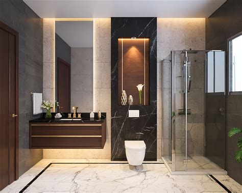 Bathroom Design and 3D rendering on Behance