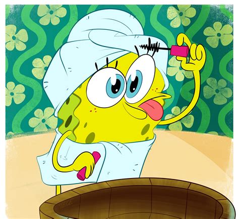 Yellow Cephalopod on Twitter: "#spongebob #squarepants #mascara #fanart ...