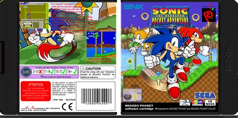 Viewing full size Sonic Pocket Adventure box cover