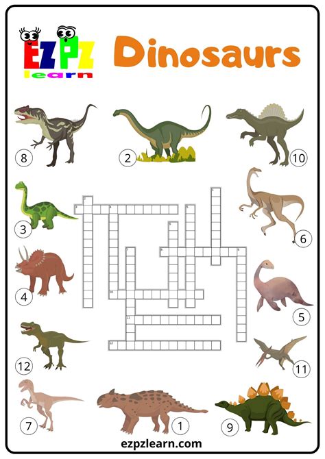 Dinosaurs - Ezpzlearn.com