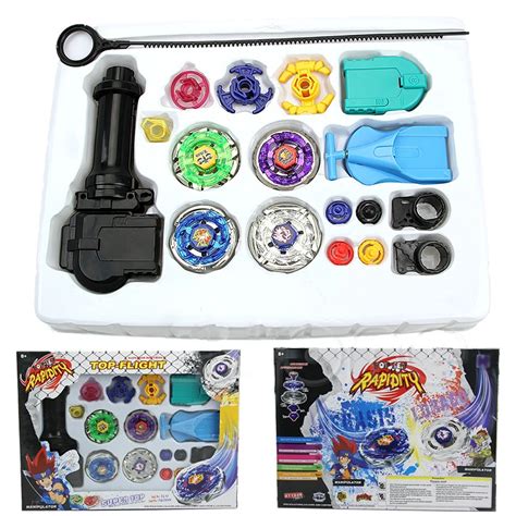 Metal Fusion Master Masters Beyblade Fight Launcher Rare Toy Set 4D ...