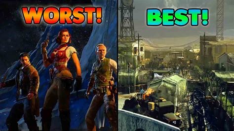 ALL BO4 ZOMBIES MAPS RANKED FROM WORST TO BEST! - Call of Duty Black Ops 4 Zombies - YouTube