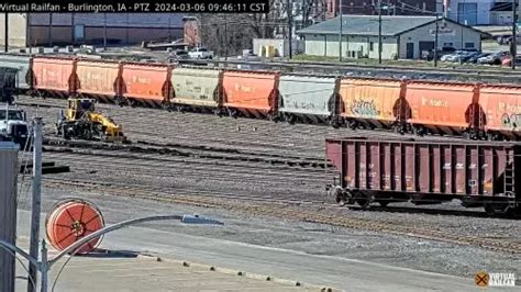 Burlington Iowa Webcam Virtual Railfan Live Video