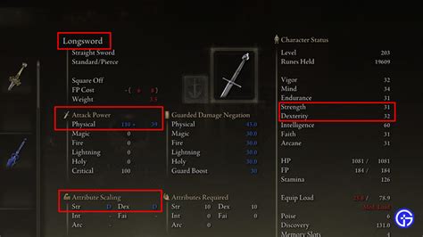 How Does Weapon Scaling & Damage Work In Elden Ring - Gamer Tweak