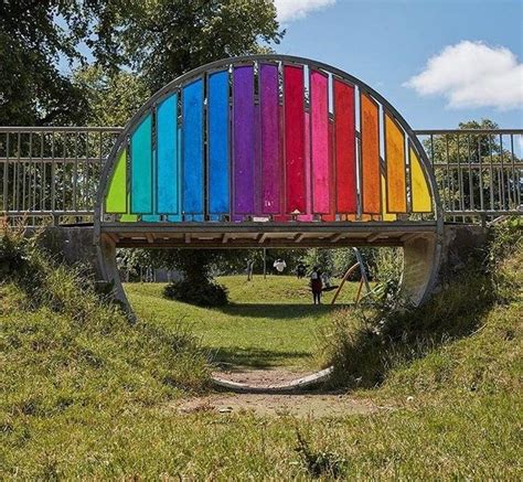 Rainbow Bridge : RainbowEverything | Rainbow bridge, Steep backyard, Rainbow