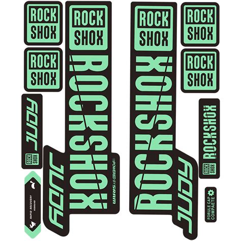 2019 Rockshox JUDY Fork Sticker Mountain Bike Bicycle Rock Shox Cycling Decal - Cycle Decal