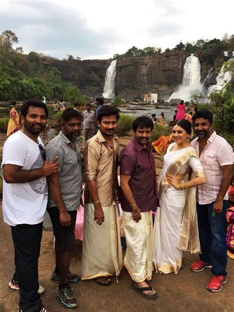 Udhayanidhi Stalin, Hansika Motwani's 'Manithan' Working Stills ...