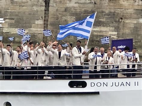 Nigerian-born Basketballer Giannis Antetokounmpo proudly bears Greece's flag at Paris 2024 ...