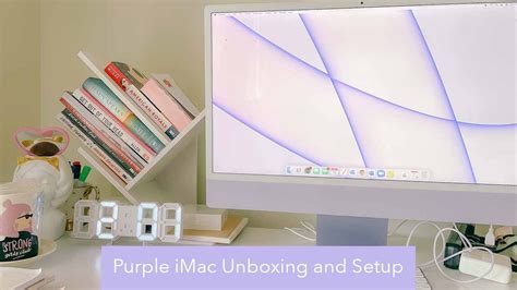 Purple iMac Unboxing & Setup - YouTube