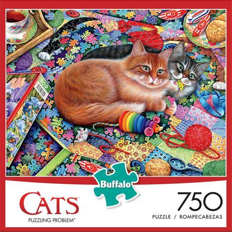 Buffalo Games Cats Puzzling Problem 750 Pieces Jigsaw Puzzle - Walmart.com - Walmart.com