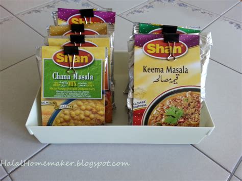 Halal Homemaker: Organizing Shan Masala