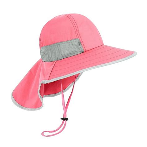 fitup:9761 - Summer Boy Girl Sun Hat with Neck Flap, Sun Protection Kids Sunhats Wide Brim ...