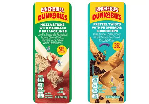 Newest Lunchables are Dunkables - mozzarella sticks and pretzels kids can dip | United States ...