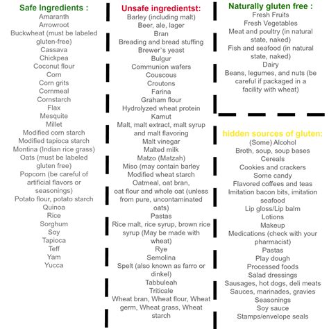 What can I eat on a gluten free diet? - MsModify