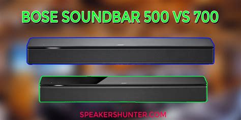 Bose Soundbar 500 vs 700 | Sound bar, Home audio, Surround speakers