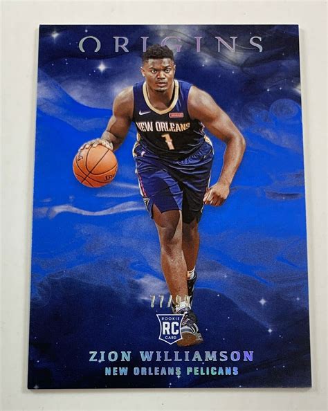 ZION WILLIAMSON’S TOP 10 ROOKIE CARDS | Nba pictures, Football cards, Cards