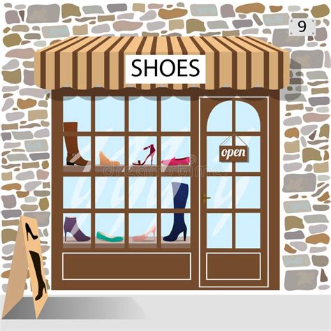 Shoe Store Building Clipart