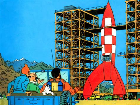 Tintin Moon Rocket Ship by Hergé From Fiction to Reality – Playoffside.com