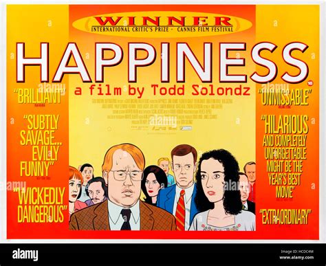 HAPPINESS, British poster art, illustration by Daniel Clowes, 1998. ©New Films International ...