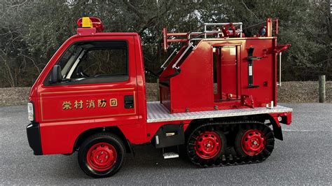 Live Your Childhood Dreams With This Rare 1996 Honda Acty Crawler 6×6 Fire Truck