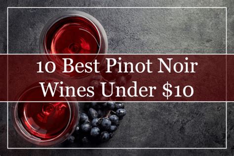 10 Best Cheap Pinot Noir Wines Under $10 (2023) - Must Try!