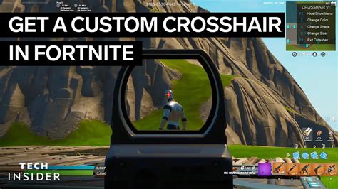 How To Get A Custom Crosshair In Fortnite - YouTube