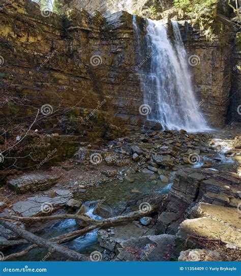 Waterfall On Mountain Forest Royalty Free Stock Images - Image: 11354409