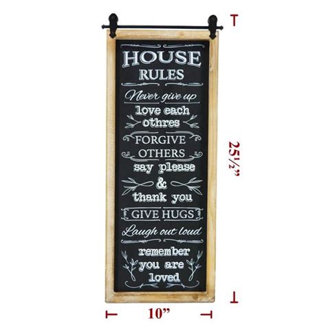 House Rules Wooden Sign | Nells Crafts