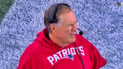 NFL Fans Were Creeped Out By Bill Belichick's Stare Into Camera