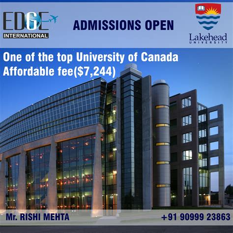 Study at Lakehead University in Canada. Lakehead is a Public University with Campuses in ...