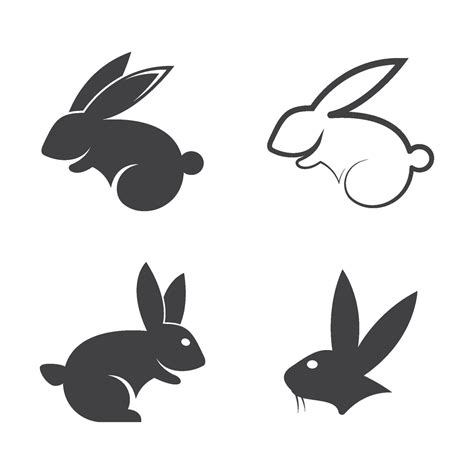 Rabbit logo images illustration set 2084847 Vector Art at Vecteezy