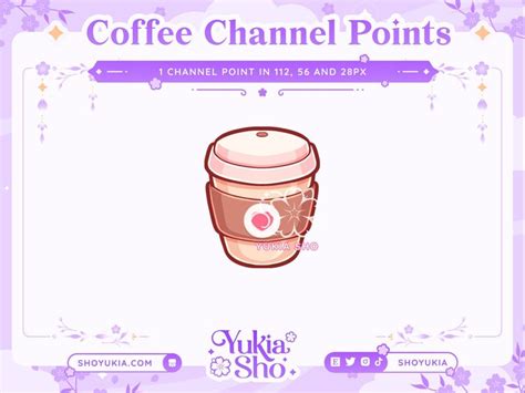 Coffee Channel Points for Twitch Twitch Channel Point Icon Twitch Emotes Stream Emotes Channel ...