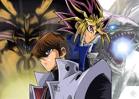 Yugi vs. Kaiba by phihung940 on DeviantArt