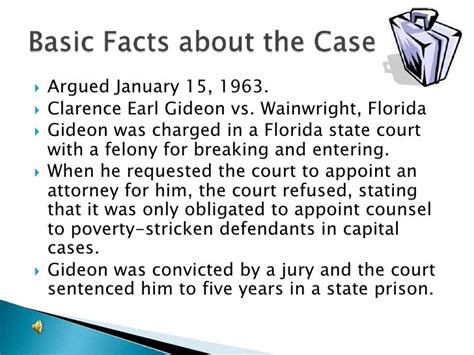 😊 What is the significance of gideon v wainwright. How significant was the impact of the Gideon ...