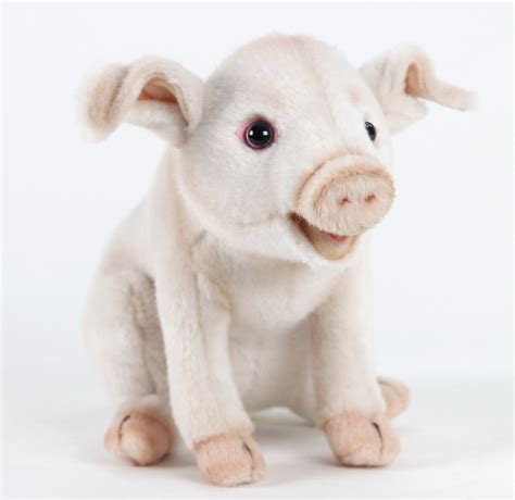 Soft Toy Pig by Hansa (20cm) 3380 | Lincrafts