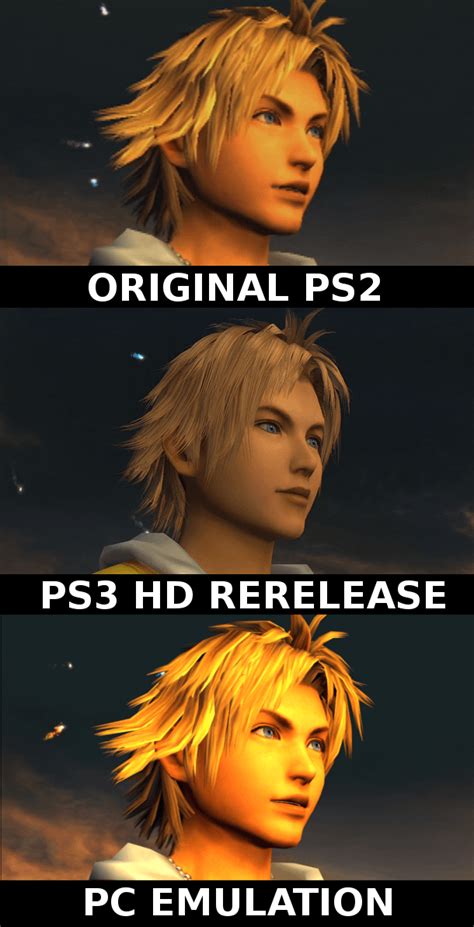 I'm sad that we didn't make more noise about Tidus's face in the FFX HD ...