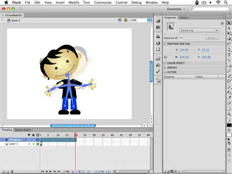 How to Create Animation in Adobe Flash CS6 - dummies