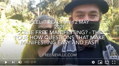 Neville Goddard SCENE FREE MANIFESTING? The Four HOW Questions That ...