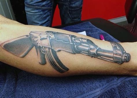 40 AK 47 Tattoo Designs For Men - An Arsenal Of Ideas