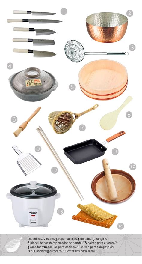 Cocina japonesa para principiantes. Utensilios básicos | Cocina ...