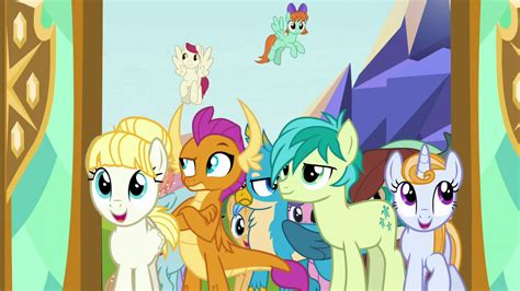 Image - Students arrive at the School of Friendship S8E1.png | My Little Pony Friendship is ...