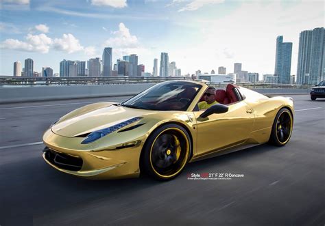 Gold Ferrari Wallpapers - Wallpaper Cave