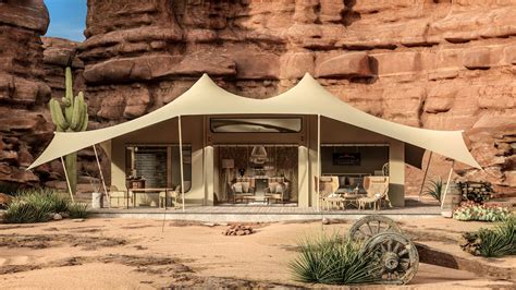 Exceptional Luxury Safari Tents - blending in with nature