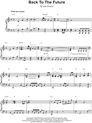 "Back to the Future" Sheet Music - 15 Arrangements Available Instantly ...