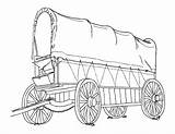 Printable Covered Wagon coloring Page Download It At Https  sketch template