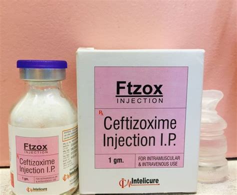 Ftzox Ceftizoxime Injection, Packaging Type : Box at Rs 600 / Box in Chandigarh | Intelicure ...