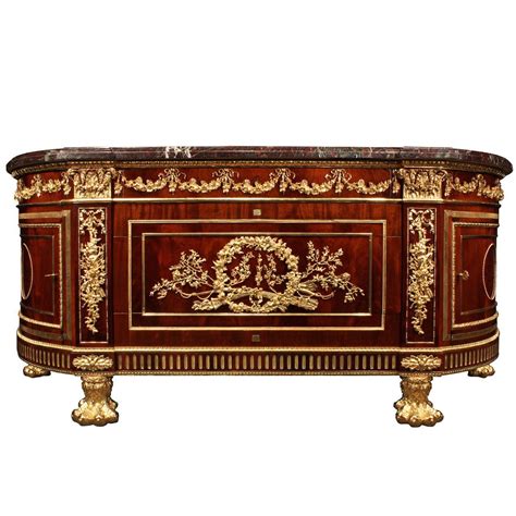 French 19th Century Louis XVI Style Mahogany and Ormolu Commode | Louis xvi style, Antique ...